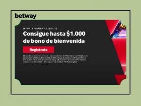 Registration bonuses at Betway