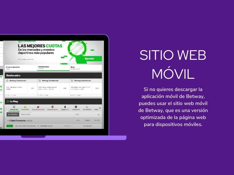 Cómo usar el sitio web móvil de Betway