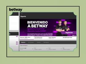 Create an account at Betway