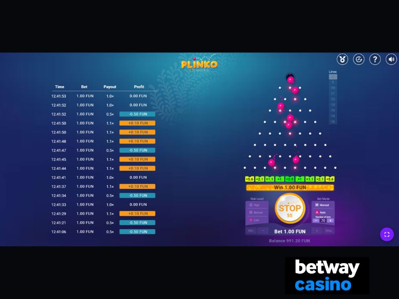 Краткая информация о Plinko