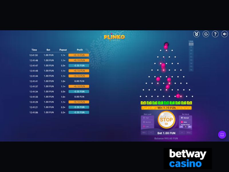 Функции Plinko