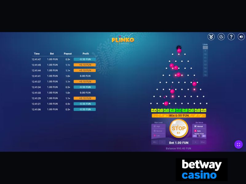 Обзор Plinko